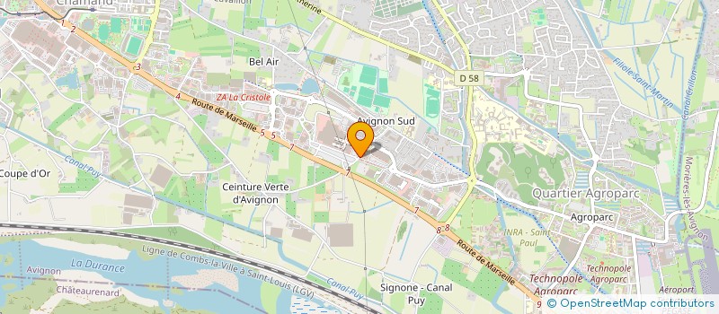 localisation de l'entreprise ATOUT VELO  AVIGNON