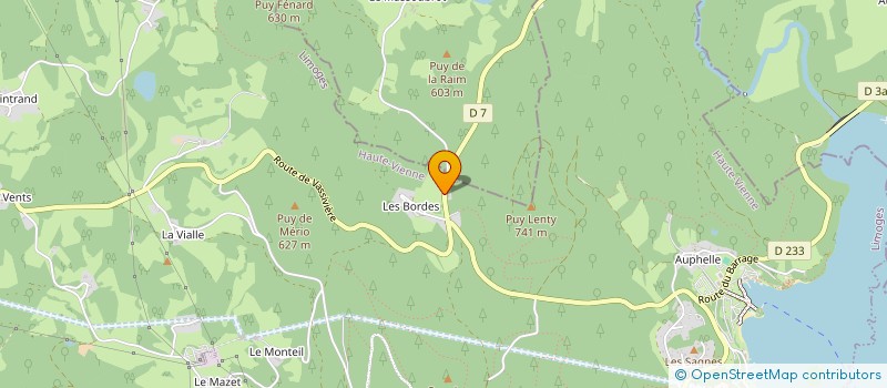 localisation de l'entreprise ATOUT VERT  PEYRAT-LE-CHATEAU