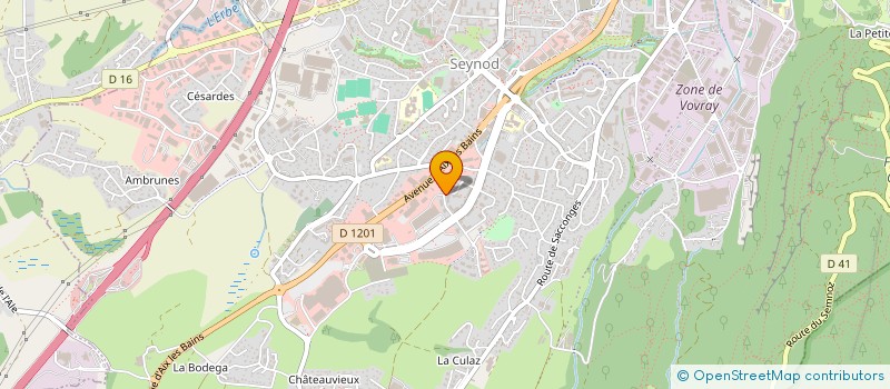 localisation de l'entreprise ATOUT VERT à ANNECY
