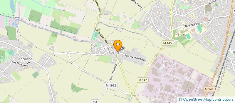 localisation de l'entreprise ATOUTAGE-SERVICES  NOYELLES-LES-SECLIN