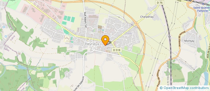 localisation de l'entreprise ATOUTASARD CULTURE ET PATRIMOINE  HEYRIEUX