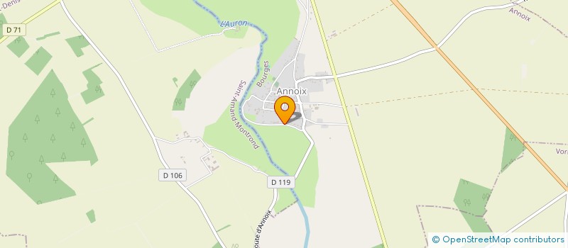 localisation de l'entreprise ATOUTAZART  ANNOIX