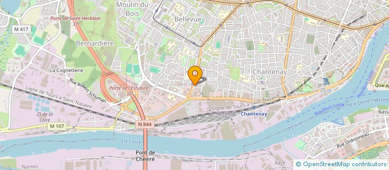 localisation de l'entreprise ATOUTFORME SAS à NANTES
