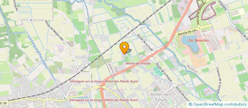 localisation de l'entreprise ATOUTFROID  ALTHEN-DES-PALUDS