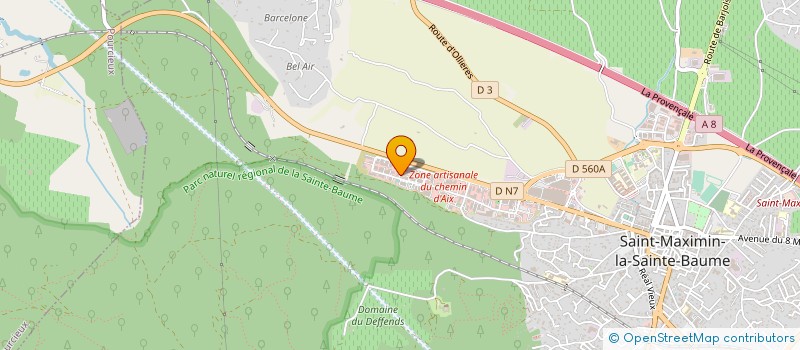 localisation de l'entreprise ATOUTINOX à SAINT-MAXIMIN-LA-SAINTE-BAUME