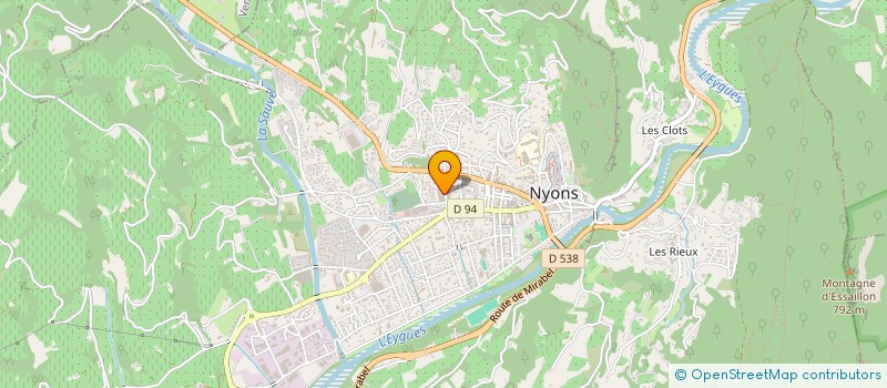 localisation de l'entreprise ATOUTNET à NYONS