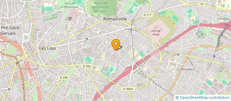 localisation de l'entreprise ATOUTPAIN à ROMAINVILLE