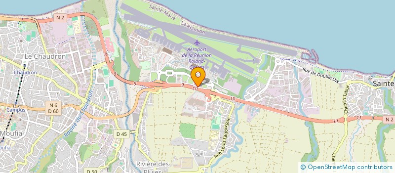 localisation de l'entreprise ATOUTPC'S  SAINTE-MARIE