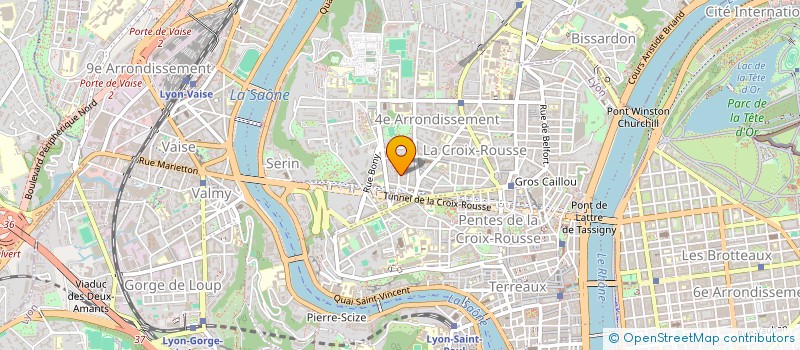 localisation de l'entreprise ATOUTS à LYON 4EME