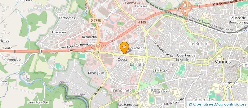 localisation de l'entreprise ATOUTS DU NET à VANNES