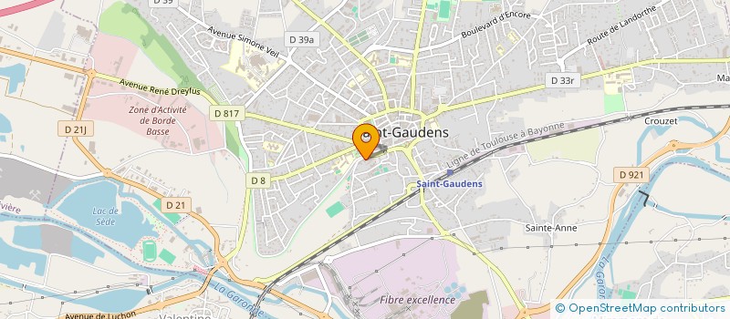localisation de l'entreprise ATOUTS LOISIRS COMMINGES à SAINT-GAUDENS
