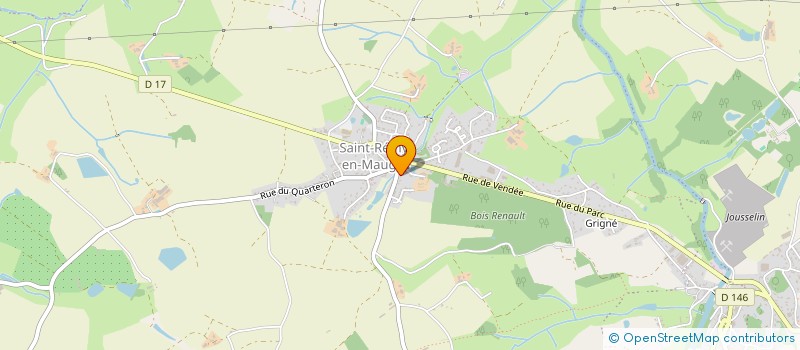 localisation de l'entreprise ATOUTS'M@TIQUES à MONTREVAULT-SUR-EVRE