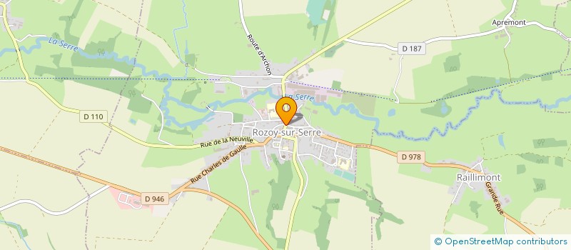 localisation de l'entreprise ATOUTS PAINS à ROZOY-SUR-SERRE