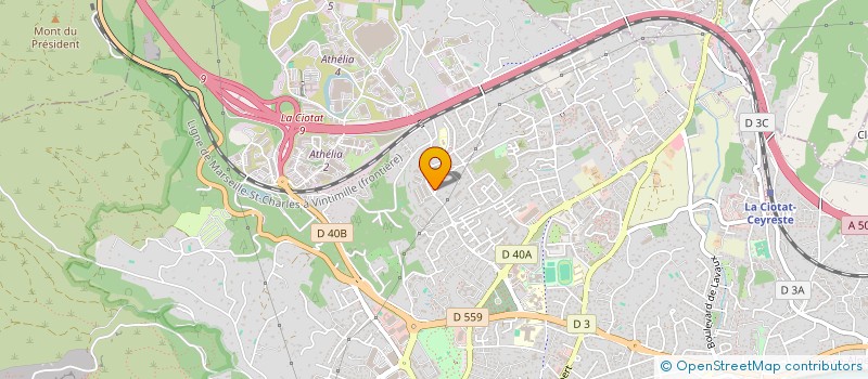 localisation de l'entreprise ATOUTS PLUS CIOTAT STOCKAGE à LA CIOTAT
