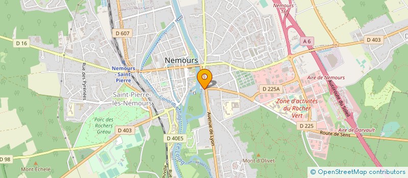 localisation de l'entreprise ATOUTS PRETS à NEMOURS