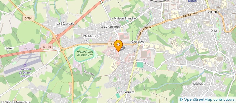 localisation de l'entreprise ATOUTS RECRUTEMENT  QUEVERT