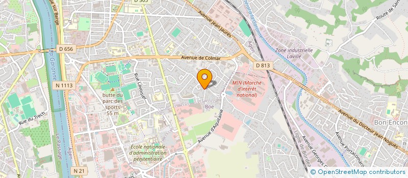 localisation de l'entreprise ATOUTS RESEAUX  AGEN