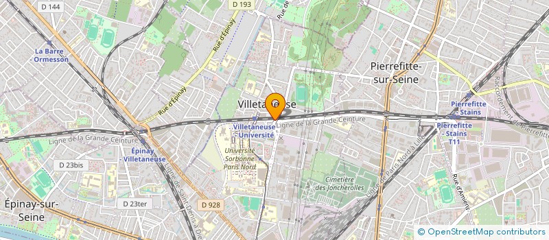 localisation de l'entreprise ATOUTS SCIENCES à VILLETANEUSE