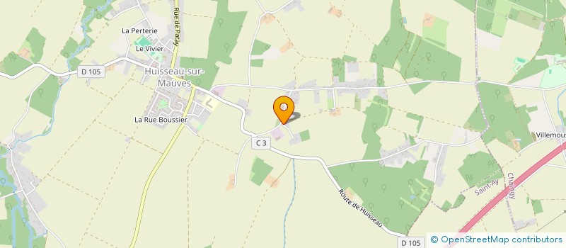 localisation de l'entreprise ATOUTS SERVICES 45 à HUISSEAU-SUR-MAUVES
