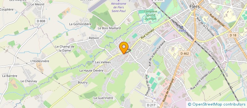 localisation de l'entreprise ATOUTS SOINS THIEURMEL-LONGATTE-DUBOIS à FLERS
