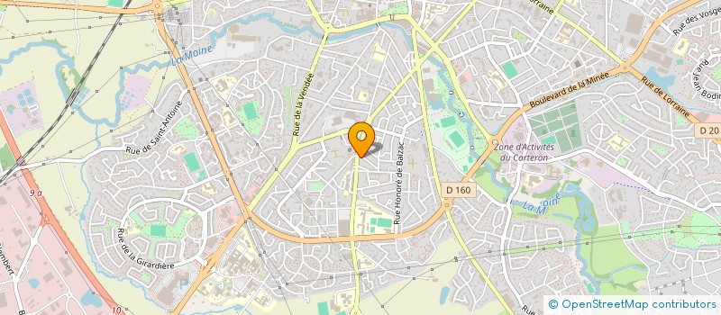 localisation de l'entreprise ATOUTS STORES ET FENETRES à CHOLET