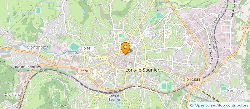 localisation de l'entreprise ATOUTS THEATRE à LONS-LE-SAUNIER