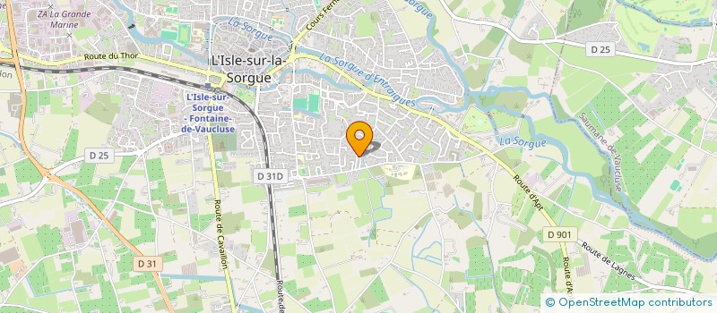 localisation de l'entreprise ATOUTS TRANSPORTS SERVICES à L'ISLE-SUR-LA-SORGUE