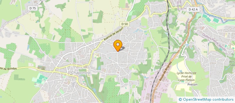 localisation de l'entreprise ATOUTSAC à CHAPONOST