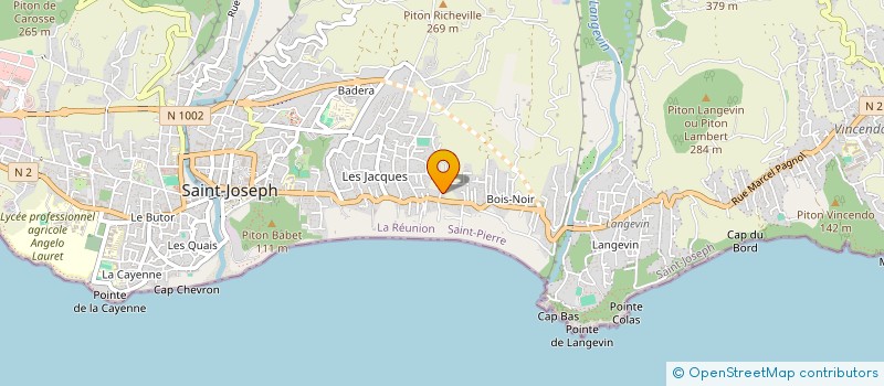 localisation de l'entreprise ATOVA à SAINT-JOSEPH