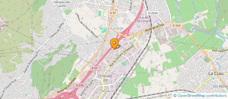 localisation de l'entreprise ATP à LA FARLEDE