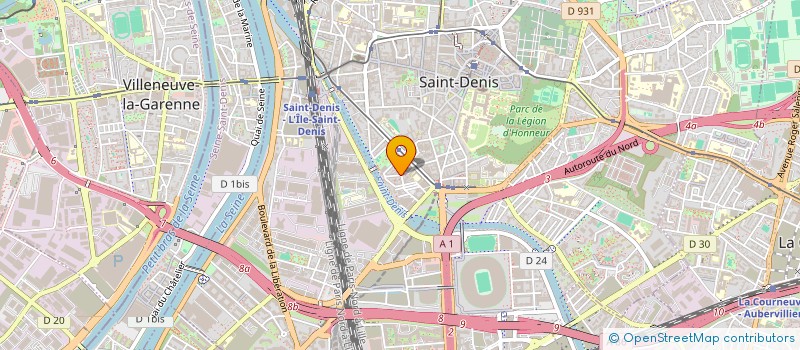 localisation de l'entreprise ATP à SAINT DENIS