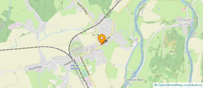 localisation de l'entreprise ATP  ARC-ET-SENANS