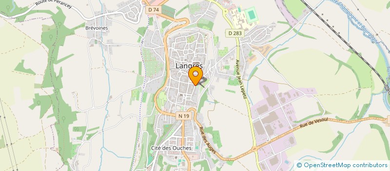 localisation de l'entreprise ATP à LANGRES