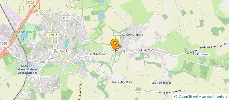 localisation de l'entreprise ATP 85 à LA GARNACHE