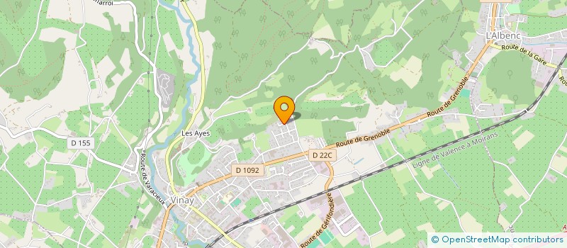 localisation de l'entreprise ATP  VARACIEUX