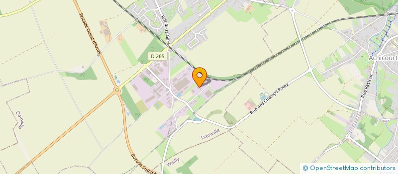 localisation de l'entreprise ATP  ELINCOURT