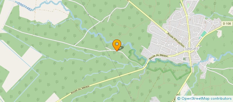 localisation de l'entreprise ATP  SAUCATS