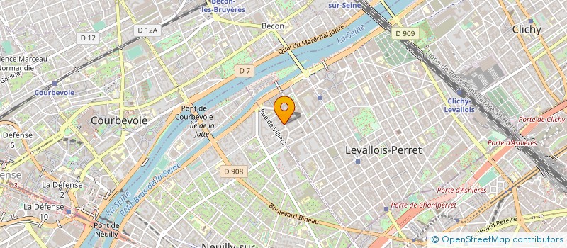 localisation de l'entreprise ATP COM à LEVALLOIS-PERRET