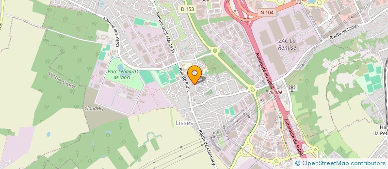 localisation de l'entreprise ATP CONCEPT à LISSES