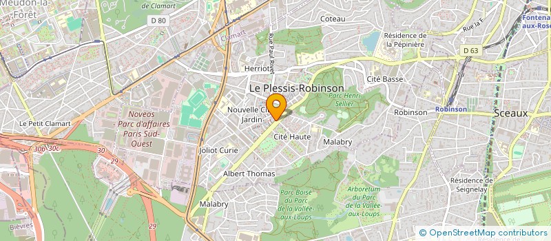 localisation de l'entreprise ATP CONSULTING à LE PLESSIS-ROBINSON