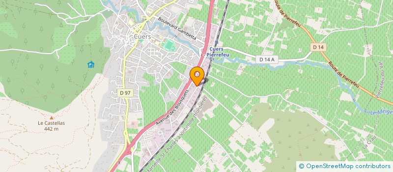 localisation de l'entreprise ATP CUERS à CUERS