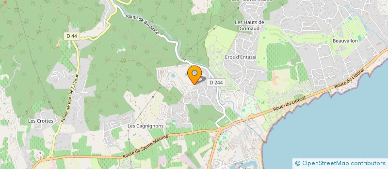 localisation de l'entreprise ATP EXPERTISE à GRIMAUD