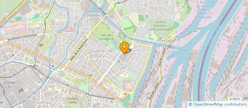 localisation de l'entreprise ATP FAMILY à STRASBOURG