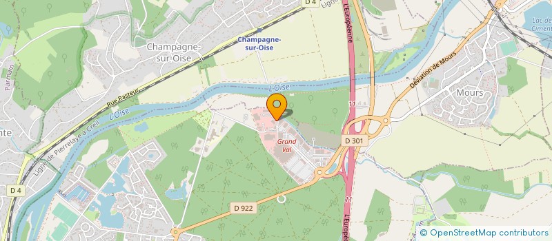 localisation de l'entreprise ATP IMMOBILIER  L'ISLE-ADAM