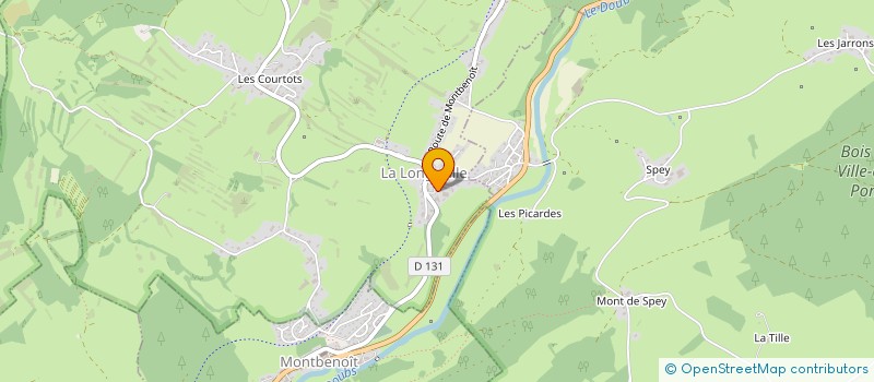 localisation de l'entreprise ATP L'ABBAYE  LA LONGEVILLE