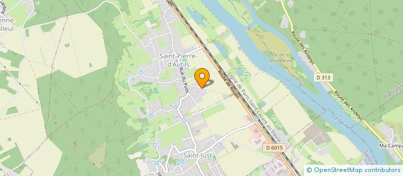 localisation de l'entreprise ATP MAUGUIL  LA CHAPELLE-LONGUEVILLE