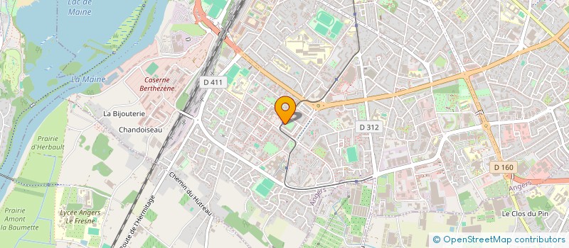 localisation de l'entreprise ATP PROPRETE à ANGERS