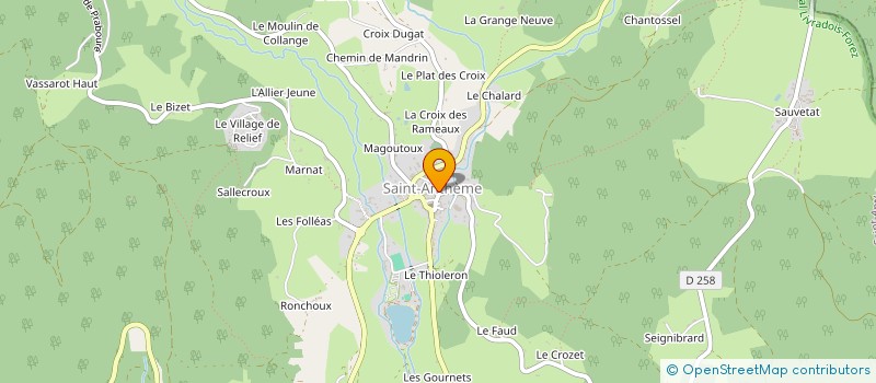 localisation de l'entreprise ATP2M  SAINT-ANTHEME