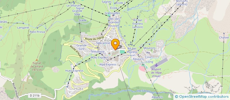 localisation de l'entreprise ATPAAM  HUEZ