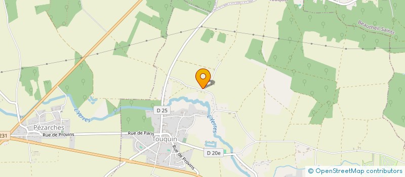 localisation de l'entreprise ATPC  TOUQUIN